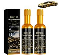 Jeeeun Catalytic Converter Cleaner, Boost up Catalytic Convertor Cleaner for Auto Parts Engine, System Pipe Carbon Removal Cleaners for Gas and Diesel Car (2pcs)