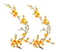 Jeeeun Cherry Blossom Patches, Embroidered Flower Patches for Jackets, Jeans, Backpacks, Dresses, Hats & DIY Clothing Repair And Decoration (#R)