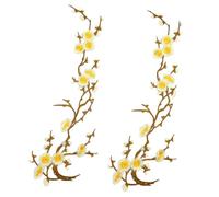Jeeeun Cherry Blossom Patches, Embroidered Flower Patches for Jackets, Jeans, Backpacks, Dresses, Hats & DIY Clothing Repair And Decoration (#P)