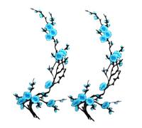 Jeeeun Cherry Blossom Patches, Embroidered Flower Patches for Jackets, Jeans, Backpacks, Dresses, Hats & DIY Clothing Repair And Decoration (#Y)