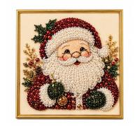 Jeeeun Christmas Pearl Diamond Art Kit - DIY Pearl Art Kits (Christmas Collection,01)