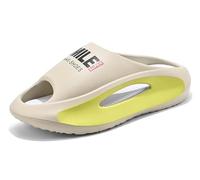 Jeeeun Cloud Slippers Slip Thick Sole Slides for Women and Men Shower Bathroom Pool Beach (Khaki,44/45 EU)