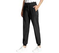 Jeeeun Comfy Fit Stretch Active Pants for Women Over 50, Women's Ultra Stretch Breathable Casual Pants (Black-Jogger*1pcs,XL)