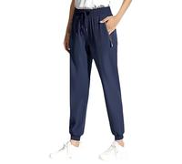 Jeeeun Comfy Fit Stretch Active Pants for Women Over 50, Women's Ultra Stretch Breathable Casual Pants (Navy-Jogger*1pcs,5XL)