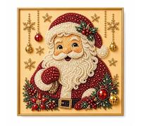 Jeeeun DIY Christmas Pearl Diamond Painting Art Kit with Frame (Christmas Collection,13)