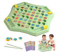 Jeeeun Flipfun Flip-Match Board Game for Kids, Flip Chess Memory Game, Interactive Funny Educational Toys (B)