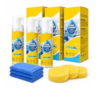 Jeeeun Foam Cleaner all Purpose, Deep Cleaning Foam Cleaner for Car Interior, Dashboard, Seats, Kitchen, Bathroom Tile And Home Surfaces (3pcs)