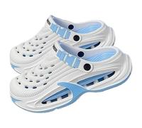 Jeeeun Garden Clogs, Unisex Wide Fit Eva Shoes with Arch Support (Blue,38/39)