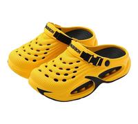 Jeeeun Garden Clogs, Unisex Wide Fit Eva Shoes with Arch Support (Yellow,46/47)