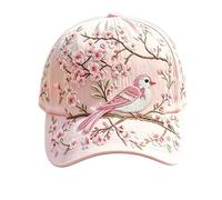 Jeeeun Garden Morning Botanical Hat for Women Adjustable Breathable Cottagecore Baseball cap Gift for Gardeners (#D)