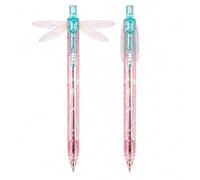 Jeeeun Gleaming Wings Dragonfly Pen With Moving Wings (#I) | Click-activated dragonfly wings and a translucent decorative barrel bring playful detail to everyday writing