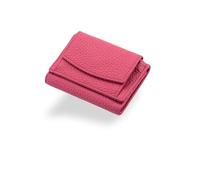 Jeeeun Houtangduty Mini Wallet, Houtndguter 2025 New Leather Blocking Card Holder Organizer Pocket Mini Wallet (Rose red)