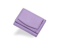 Jeeeun Houtangduty Mini Wallet, Houtndguter 2025 New Leather Blocking Card Holder Organizer Pocket Mini Wallet (Light purple)