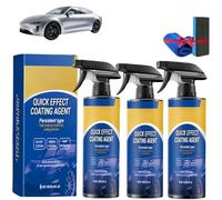 Jeeeun Kiwient Car Coating Spray, 2025 New Quick Effect Coating Agent for Car, Multifunctional Advanced Vehicle Polish for Shine and Protection (3*set)