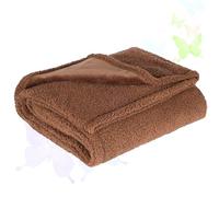 Jeeeun Loveblanket - The Waterproof Cuddle Blanket, Love-Blanket Waterproof For Couples, Sided Fluffy Soft Cozy Waterproof Blanket (S,Coffee Color)