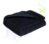 Jeeeun Loveblanket - The Waterproof Cuddle Blanket, Love-Blanket Waterproof For Couples, Sided Fluffy Soft Cozy Waterproof Blanket (S,Black)