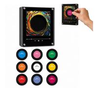Jeeeun Magnetic Fridge Music Player with 9 NFC Vinyl-Style Discs, 128MB