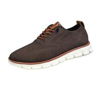 Jeeeun Men's Dress Sneakers Business Casual Walking Shoes Breathable Memory Foam Lightweight Work Oxfords (Style L,44)