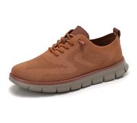 Jeeeun Men's Dress Sneakers Business Casual Walking Shoes Breathable Memory Foam Lightweight Work Oxfords (Style A,47)
