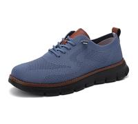 Jeeeun Men's Dress Sneakers Business Casual Walking Shoes Breathable Memory Foam Lightweight Work Oxfords (Style E,39)