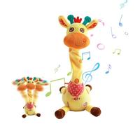 Jeeeun Musical Giraffe Toy, Dancing Giraffe Toy - Light Up Musical Plush Repeats What You Say, Plays 10 Songs & Fun Twirling Moves - Adorable Gift (1pcs)