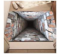 Jeeeun Optical Illusion Rug, 3D Rugs Optical Illusion Non-Slip Visual Trap Floor Mat for Indoor and Outdoor Use, Ideal for Doorway, Living Room, Bedroom and Porch Decor (#7,23.6 × 35.4 in)