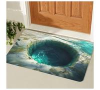 Jeeeun Optical Illusion Rug, 3D Rugs Optical Illusion Non-Slip Visual Trap Floor Mat for Indoor and Outdoor Use, Ideal for Doorway, Living Room, Bedroom and Porch Decor (#5,31.5 × 47.2 in)