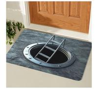 Jeeeun Optical Illusion Rug, 3D Rugs Optical Illusion Non-Slip Visual Trap Floor Mat for Indoor and Outdoor Use, Ideal for Doorway, Living Room, Bedroom and Porch Decor (#3,19.7 × 31.5 in)