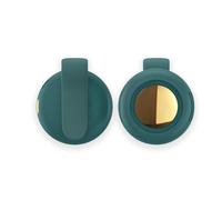 Jeeeun Portable Silent Mini Bladeless Fan Clip On, 3-Speed Rechargeable Waist and Neck Fan, Hands-Free Cooling for Outdoor Travel (Green)
