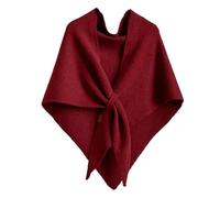 Jeeeun Shawl Wraps for Women, Pashmina Wraps for Women, Womens Solid Color Shawl for Spring Fall Winter Wedding Travel (Burgundy)