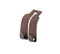Jeeeun Tekiep Car Seat Hooks, Car Seat Storage Hook, 2024 New Car Seat Hooks, Car Seat Back Storage Hook - Double Hook Holder for Convenient Storage (1pcs Brown)