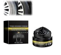 Jeeeun Tire Coating Paste Rapid Acting, Long-Lasting Wet Look High Gloss Shine for Car Truck Motorcycle Rubber Plastic Trim (1 PCS)