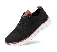 Jeeeun Wearbreeze Shoes, Urban -Ultra Comfortable Shoes for Men (Black,42)