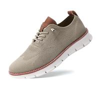 Jeeeun Wearbreeze Shoes, Urban -Ultra Comfortable Shoes for Men (Khaki,44)