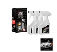 Jeeeun Whimsyard Headlight Restorer, Automotive Headlamp Restoration Fluid Kit, Whimsyard Headlight Cleaner, Improve Clarity & Night Visibility for Yellowed Lights (3 PCS)