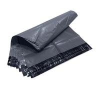 JeeJaan® 50 sacchetti per pacchi grigi 35,5 x 43,2 cm (355 x 432 mm), resistenti, autosigillanti, riciclabili, per spedizioni postali