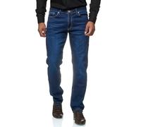 JEEL Jeans da Uomo - Taglio Regular Dritto - Elasticizzata - Jeans Basic Lavato 01-Navy 36W / 38L