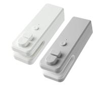 Jeenuuder 2 PZ USB Ricaricabile Sigillatore per Sacchetti Sigillatore per Sacchetti e Taglierina Mini Sigillatrice Strumento per Sigillatura A Caldo per Sacchetti Plastica Sacchetti Snack