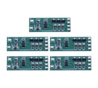 Jeenuuder 5 Pezzi 3-12 V Modulo di Luce LED Lampeggiante Rosso Blu Coppia Lampeggiante Adatto per Modello di Auto Bicicletta Veicolo Elettrico Luce di Sicurezza