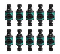 Jeenuuder Accessori per Guida 'Acqua per Auto Lavaggio Della Valvola di Condotta 'Acqua, Nipplo Bidirezionale con Connettore Valvola A