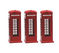 Jeenuuder Cabina Telefonica Salvadanaio Salvadanaio Souvenir per bambini, decorazione di 18 cm