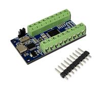 Jeenuuder Interfaccia USB a 16 Canali Campionamento Dati di Conversione Analogico-Digitale 12 Bit Acquisizione Dati Comunicazione UART STM32 Modulo ADC Modulo Multifunzione Modulo