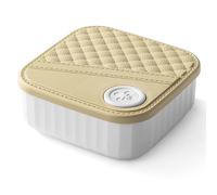 Jeenuuder Scatola da Cucito Portatile, Kit di Forniture per Cucito DIY, con Fili, Forbici, Righello, Crema