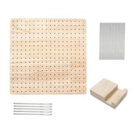 Jeenuuder Set da Tavola per Lavorare A Maglia all'Uncinetto Handcrafted Granny Squares Blocking Board Set Kit Strumento per Lavorare A Maglia Regali per Lavorare A Maglia all'Uncinetto.