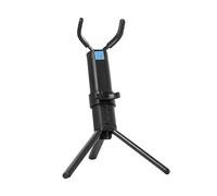 Jeenuuder Staffa Portatile per Sassofono Supporto Triangolare e Durevole Altezza Media Regolabile Pieghevole Facile da Installare Nero