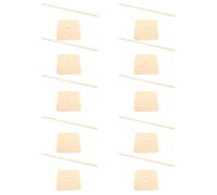 Jeenuuder Supporto in legno, pannello di visualizzazione da parete, decorazione da tavolo per matrimoni, festa di compleanno dei bambini, quadrato + bastone di inserimento