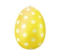 Jeenuuder Uova di Pasqua Gonfiabili, Uova di Pasqua, Decorazione di Pasqua Uova di Pasqua da Appendere All'Aperto Decorazione di Uova di Pasqua Durevole Giallo