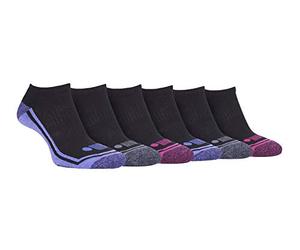 JEEP - 3 Pack Donna Corte Calze Sportive per Running | Bianche Nere e Colorate Calzini (37-42, Nero/Rosa)
