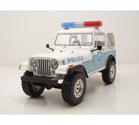 Jeep CJ-7 Clearwater Florida Polizia Dipartimento 1982 1:18 Greenlight 1:18