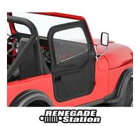 Jeep CJ CJ7 Porte Divisibili 2 Pezzi Supertop Nero Denim Bestop 76-80